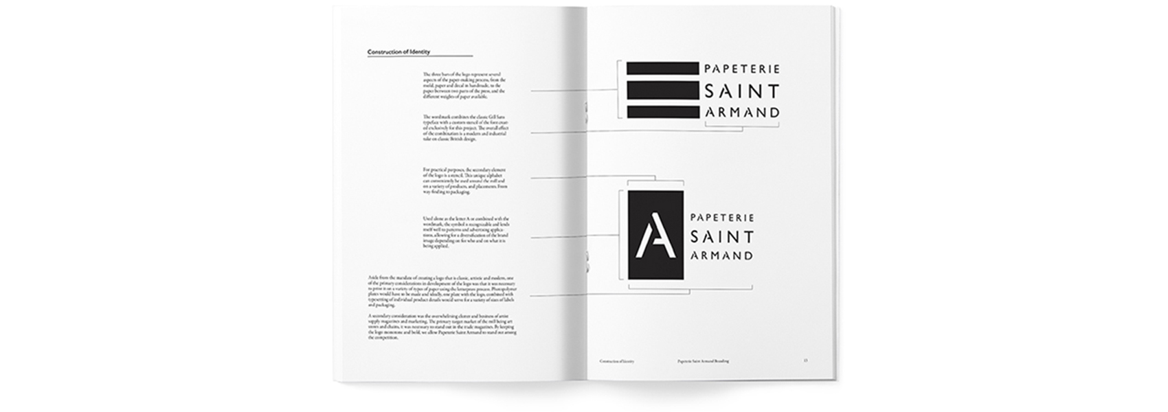 Image of Papeterie Saint Armand Branding